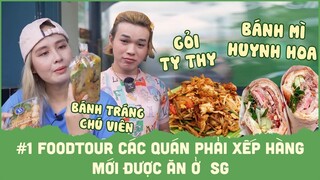 P1.Foodtour  Các quán phải xếp hàng mới được ăn ở SG - Quán lề đường mà giá có nhà hàng !?!