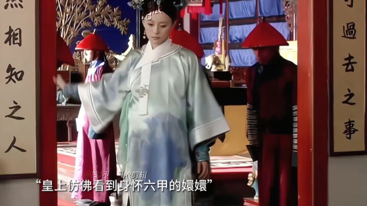 皇上看着和当年相似的场景，责罚的话也说不出口了，因为皇上不想再失去她