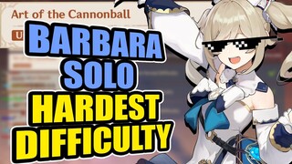BARBARA SOLO VS NEW EVENT - "Art of the Cannonball" | Contending Tides Day 3 | Genshin Impact