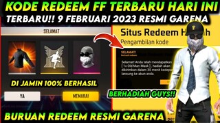 KODE REDEEM FREE FIRE TERBARU 9 FEBRUARI 2023 HARI INI