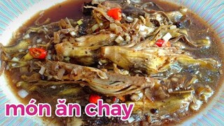 HOA CHUỐI KHO TIÊU món chay ngon dễ làm - tú lê miền tây