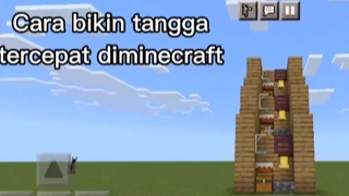 Cara bikin tangga tercepat diminecraft