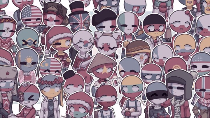 【Countryhumans】Merry Chrisymas & Happy New Year | 45 countries! [CountryHumans |
