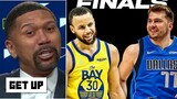 GET UP | Jalen Rose: "I wouldn't be shocked if Doncic outduels Steph and Mavs takes down Warriors"