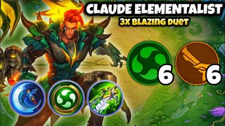 ELEMENTALIST CLAUDE. 3X BLAZING DUET. MUST WATCH!! 6 ELEMENTALIST 6 GUNNER