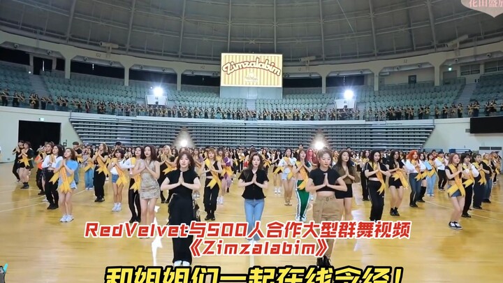 (SM) فيديو رقص جماعي ضخم لـ Red Velvet بالتعاون مع 500 شخص لأغنية "Zimzalabim"، المشهد مذهل للغاية و
