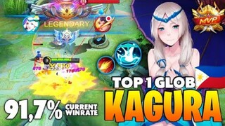 KAGURA 15 KILLS | TOP GLOBAL BEST BUILD | MOBILE LEGENDS