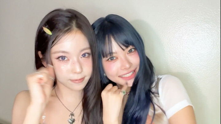 【NMIXX】Gyu-jin x Eunchae’s Blue Valentine Anti-Dementia Hand Gesture Challenge 🍝🙌🏻