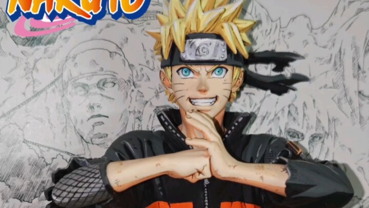 Uzumaki Naruto model painting original color painting display sharing