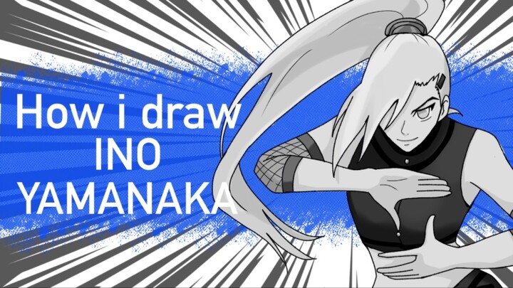 Drawing Ino Yamanaka// Naruto Anim// speed paint