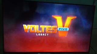 Voltes V Legacy ending title card animation sequence