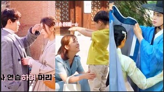 KOREAN ACTORS BEING GENTLEMAN: HELPING AND PROTECTING  ACTRESSES PART 3