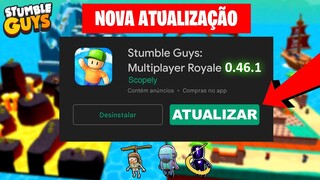 CHEGOU NOVA ATUALIZAÇÃO! STUMBLE GUYS 0.46.1 JÁ ESTÁ DISPONÍVEL [BAIXE AGORA] - NOVAS SKINS?
