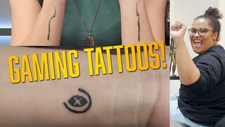 Gabby and Isla get Gaming Tattoos!