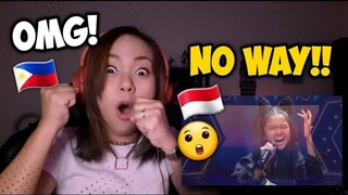 SHAINA PUTRI - RISE UP |  BLIND AUDITIONS | FILIPINO REACTS