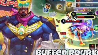 Rourke ใหม่ Patch Buffed Jungle Pro Gameplay ดับเบิ้ลเมก้าคิล Arena of Valor Liên Quân mobile CoT