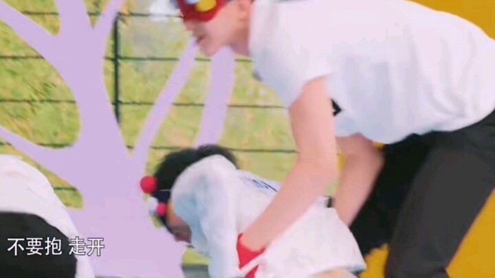 因为不小心“吃豆腐”被拎起来的小猫咪 这到底是找凳子还是抓猫游戏啊