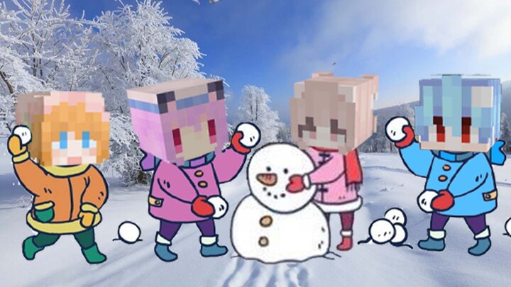 Minecraft, nhưng bạn có thể dùng bóng tuyết để chế tạo trang bị siêu năng lực!