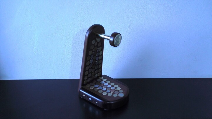 Amir Uzan - 25. Wooden desktop headphone stand.