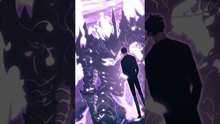 Sung Jinwoo become King of Shadows👿(Solo Leveling)#voidzero#otaku#manhwa#manga#animeedits#shorts#art