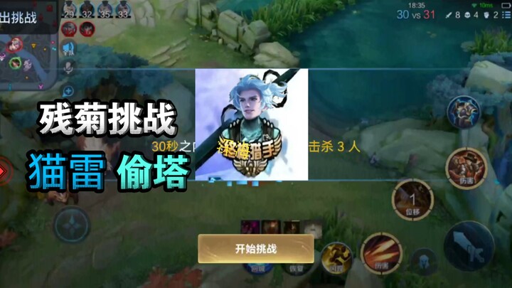 Completing the Cat Thunder Tower-Raiding Challenge in the Endgame Mode