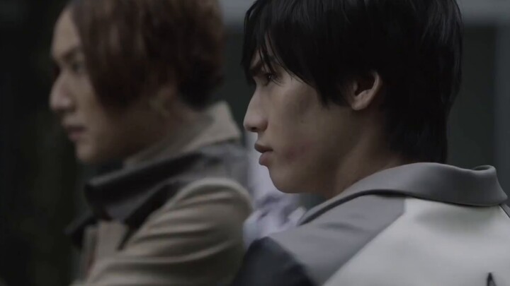 Light and Dark Triga Transformation + Battle [1080P 60 Frames]