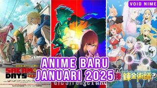 10 Anime TERBAIK Rilis Januari 2025, Mana yang Jadi Favorit?