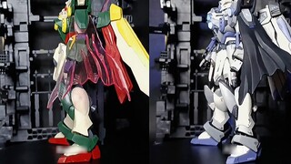 [Tranh vẽ bằng bút Gundam] Con mắt khôn ngoan trong nước hg Phượng hoàng bay Cánh Gundam Mô hình bút