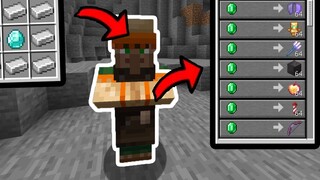 Ketika Anda dapat membuat penduduk desa, penduduk desa akan menghadiahi Anda dengan peralatan hebat, dapatkah Anda menghancurkan naga ender #Minecraft Minecraft