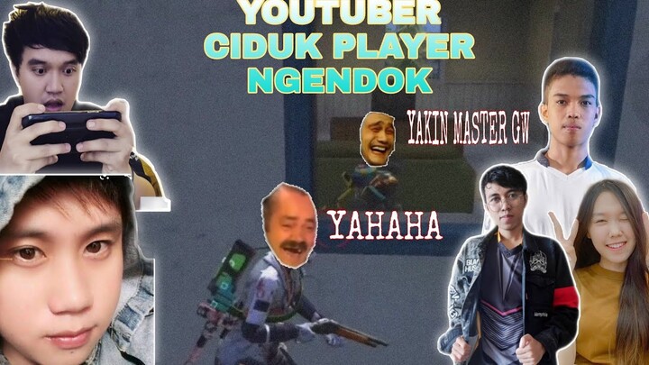 Reaksi youtuber Ketemu Player Ngendok Minyuayto Rand Mks Efdewe Cepcill Meri olivia Free fire !!!