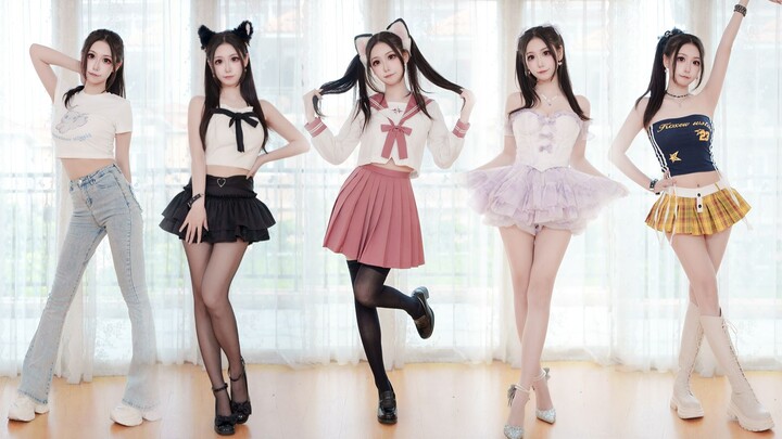 100s Heartbeat Challenge: Smooth outfit switch—pick one! ❤️ On the same wavelength, melody