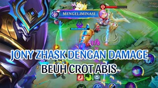 JONY ZHASK DENGAN DAMAGE BEUH CROT ABIS