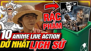 Top 10 Anime Live Action Dở Nhất Lịch Sử: Dragon Ball, Death Note | meXINE