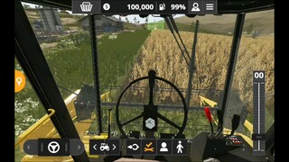 ขับรถTX 32ให้ผานเกี่ยวข้าว TX 32 Header Farming Simulator 20