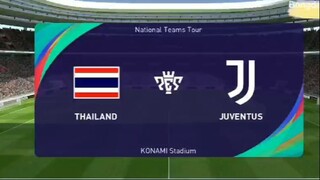 Pes 2021 Mobile - Juventus Vùi Dập Thái Lan #1 - Bongda haynhat