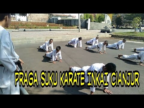 Sebelum ujian kenaikan sabuk - pragasuku karate INKAI Cianjur