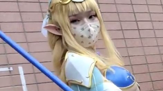 coser cosplay outdoor scene