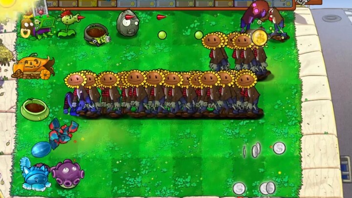 [Newly born, become a billionaire! ] Sunflower Zombie Sea [Abandoned Car Man]