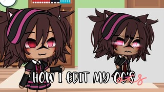 How i edit my oc's [Tutorial] For beginners Read decs.