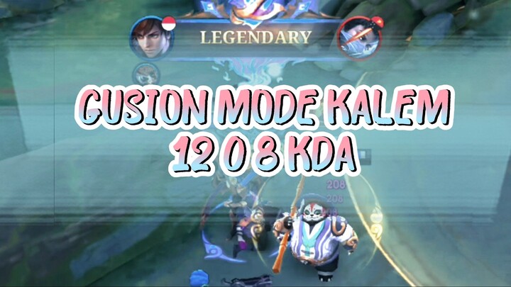 THEY CAN'T KILL GUSION IN THIS MATCH....