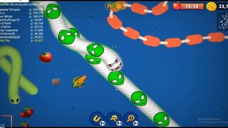 Worms Zone.io #008 Game of earthworms - Rắn Săn Mồi, rắn hyền thoại, kịch tính
