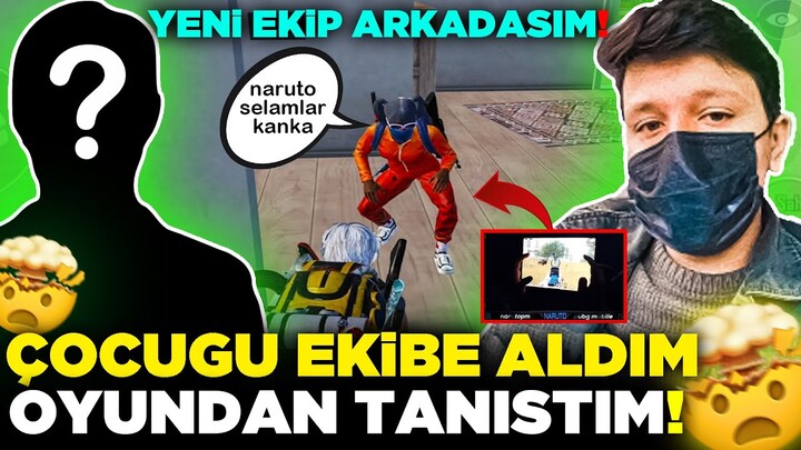 OYUNDAN TANIŞDIĞIM ÇOCUĞU EKİBE ALDIM!! 🤩 YENİ EKİP ARKADAŞIM!! Pubg Mobile