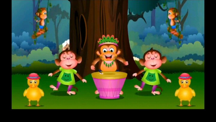 Five Little monkeys nursery rhymes