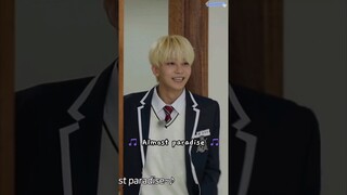 seventeen members singing "Almost Paradise" when jeonghan comes to the classroom 😭😂 #GOING_SVT