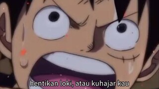 Luffy Akhirnya Turun Tangan Untuk Menghentikan Amukan Loki