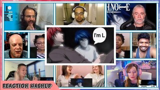 Death Note - L & Light Yagami Face to Face Reaction Mashup