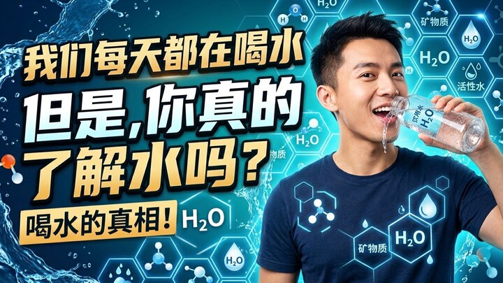 水真是太神奇了！从瓶装水到矿泉水，我们将揭开水背后的科学奥秘。