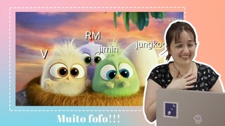 REAGINDO À 'BTS COMO ANGRY BIRDS'