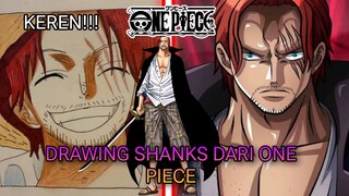 Drawing Karakter Shanks Dari Anime One Piece