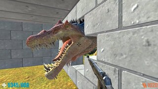 Survive in Grasslands with Dinosaurs. Fps Perspective! Animal Revolt Battle Simulator